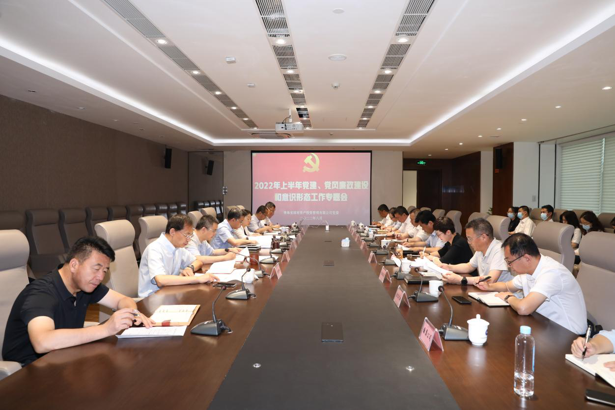 青海國投黨委召開上半年黨建、黨風廉政建設和意識形態工作專題會