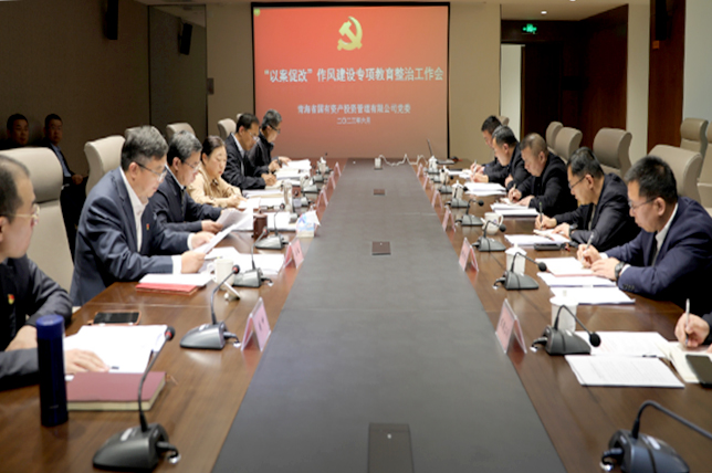 “以案促改”明紀律 盡職盡責踐初心—青海國投黨委召開“以案促改”作風建設專項教育整治工作會暨主題教育工作推進會