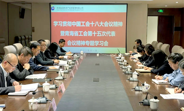 青海國投工會(huì)召開學(xué)習(xí)貫徹中國工會(huì)第十八次全國代表大會(huì)暨青海省工會(huì)第十五次代表大會(huì)精神專題學(xué)習(xí)會(huì)