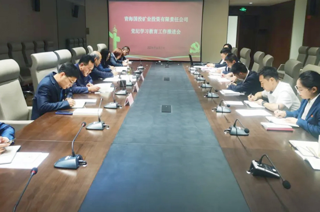 國投礦業黨支部組織召開黨紀學習教育工作推進會