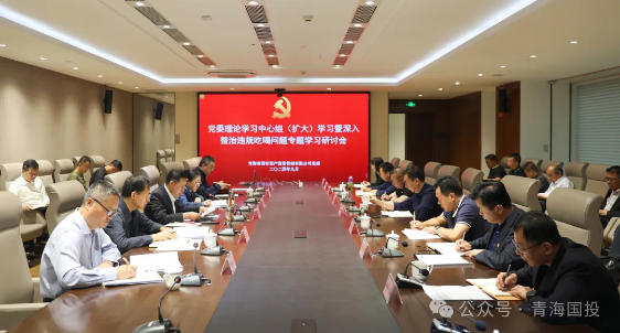 青海國投黨委召開第11次理論學習中心組（擴大）學習暨深入整治違規吃喝問題專題學習研討會