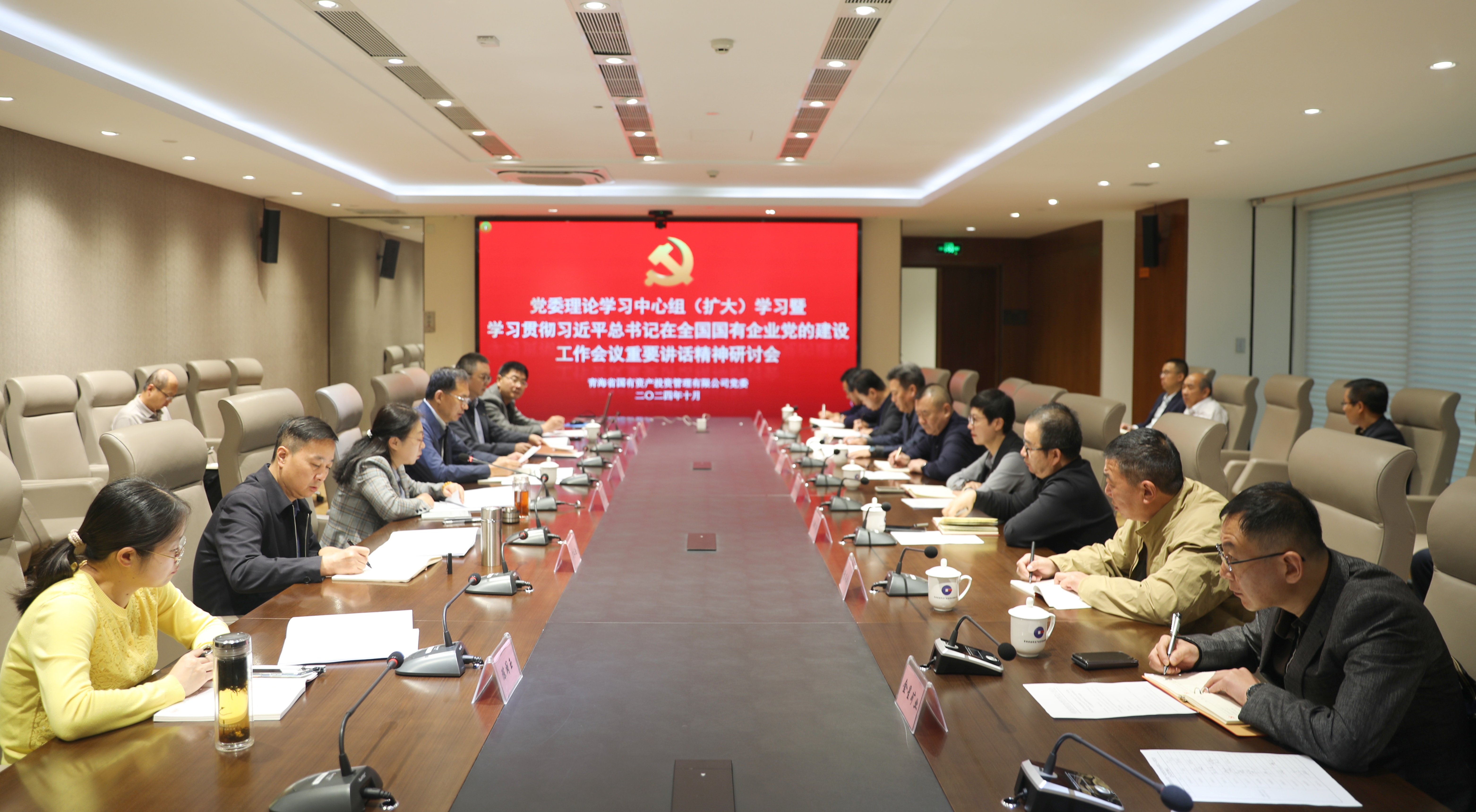 青海國投黨委召開理論學習中心組（擴大）學習暨深入學習貫徹習近平總書記在全國國有企業黨的建設工作會議重要講話精神研討會